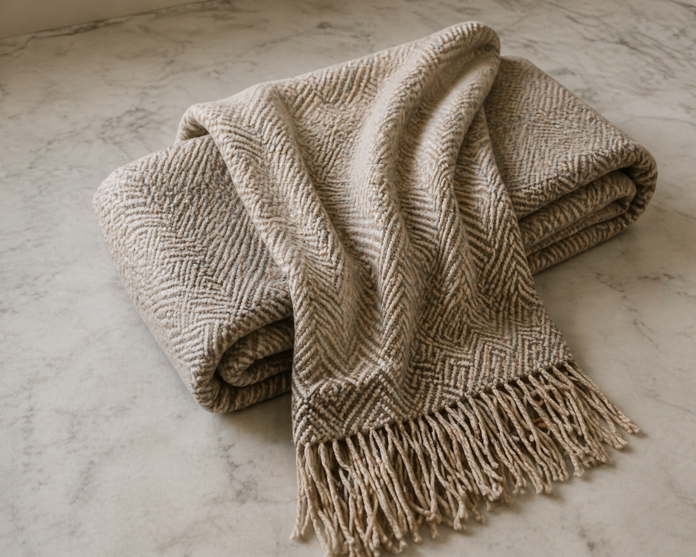 MERINO WOOL THROW