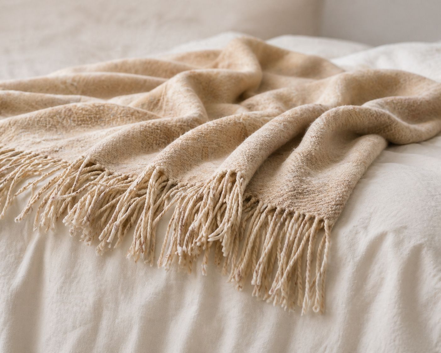 SAHARA FRINGE THROW