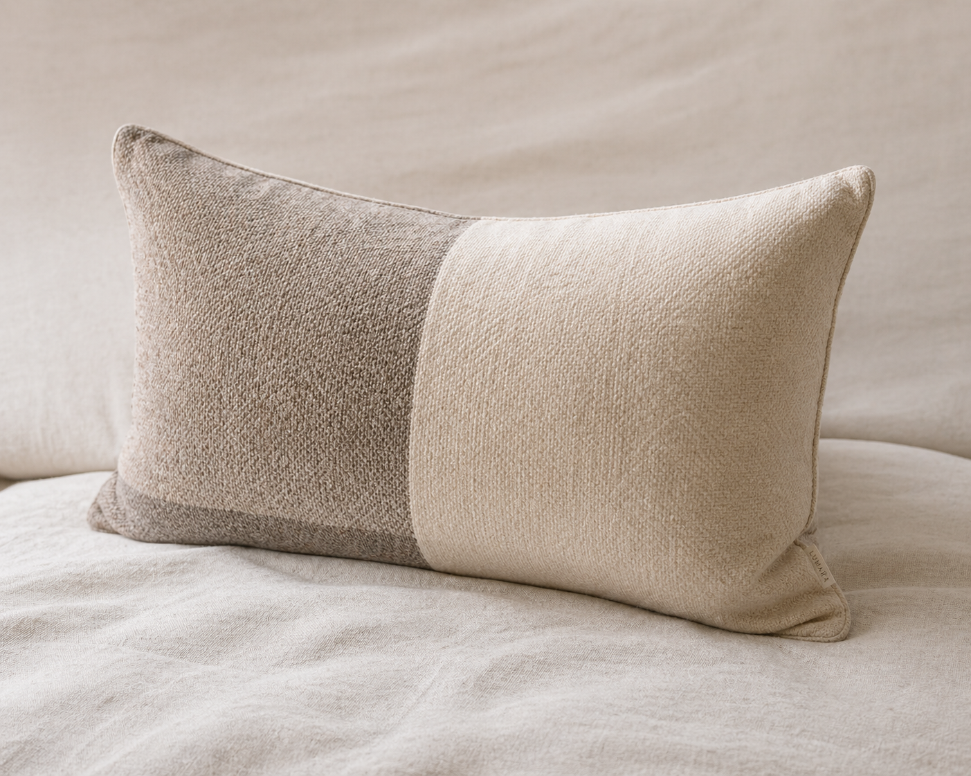 DUO-TONE ACCENT PILLOW