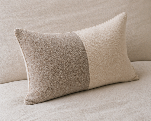 DUO-TONE ACCENT PILLOW